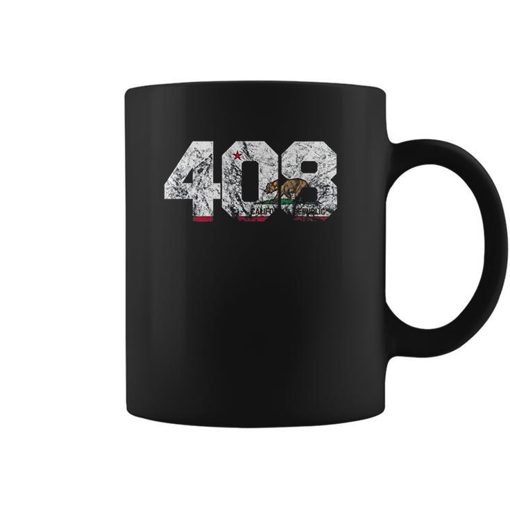 Area Code 408 San Jose California T Coffee Mug