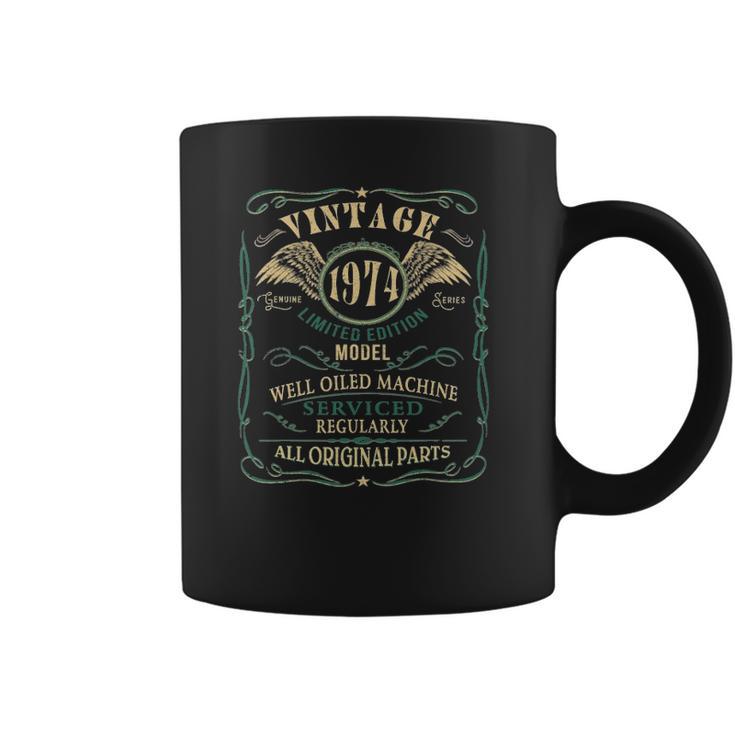 August 1974 47Th Birthday Gift 47 Years Old Men Women Coffee Mug