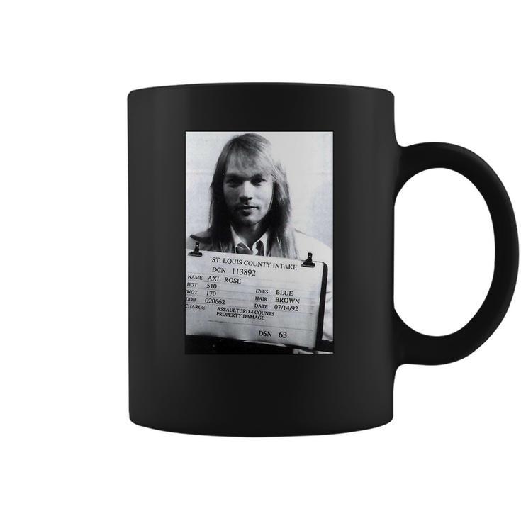 Axl Roses Mugshot 1992 Tshirt Coffee Mug