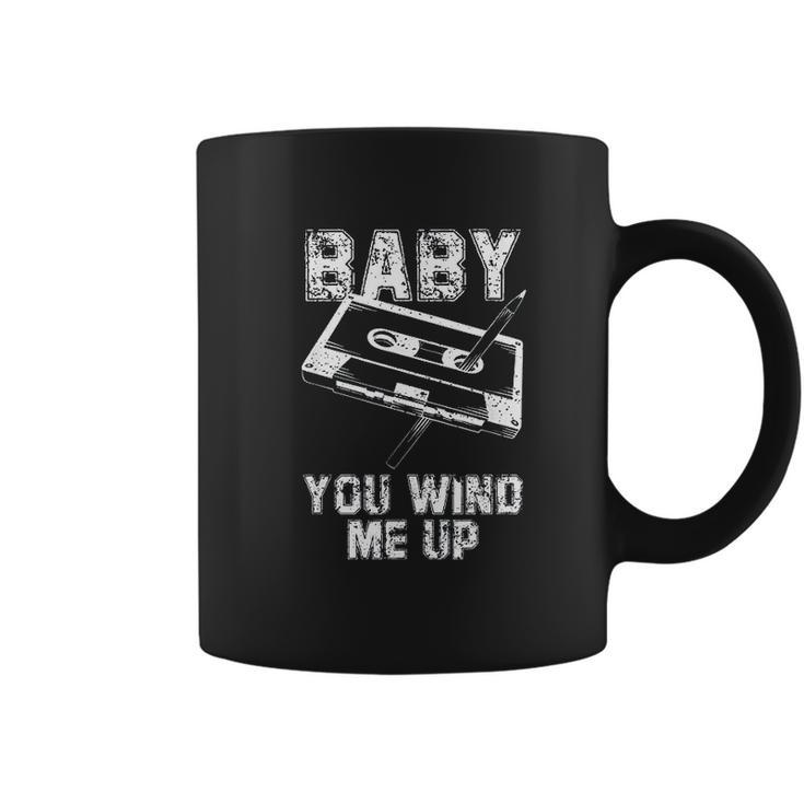 Baby You Wind Me Up Vintage Pen And Cassette Tape Vintage Coffee Mug