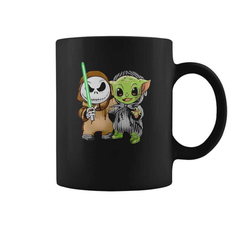 Baby Yoda And Jack Skellington Coffee Mug