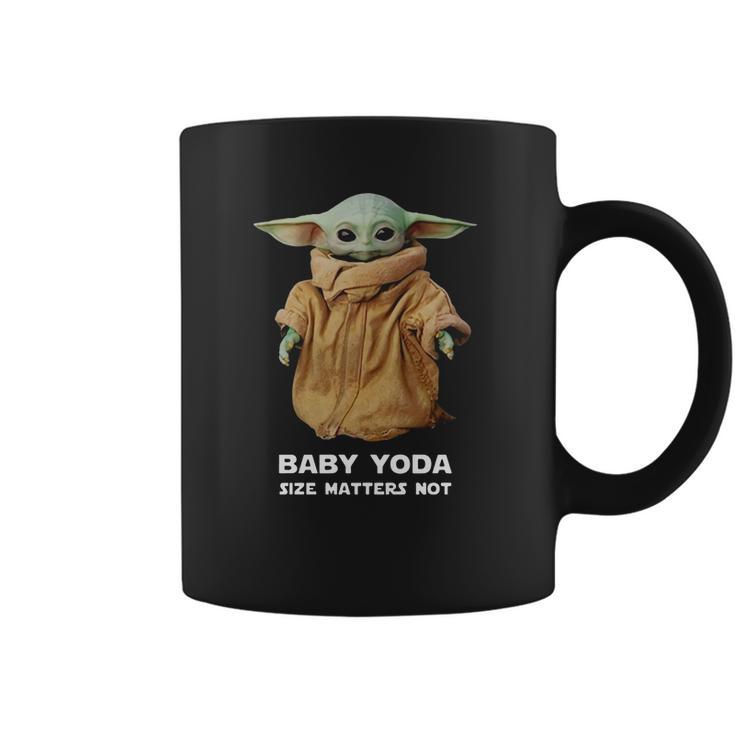 Baby Yoda Size Matters Not Shirt Coffee Mug