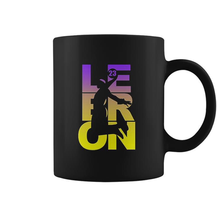 Beach Open Lebron 23 Los Angeles La Basketball Sports Fan Coffee Mug