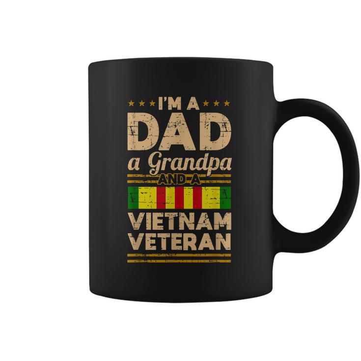 The Best Gift For Dad Grandpa Vietnam Veteran Vintage Shirt Mens Gift Coffee Mug