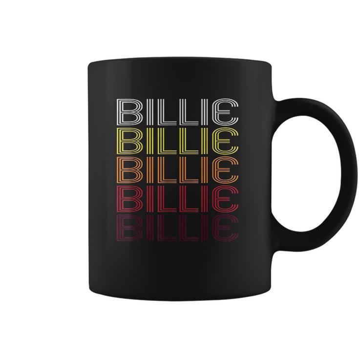 Billie Retro Wordmark Pattern Vintage Style Coffee Mug