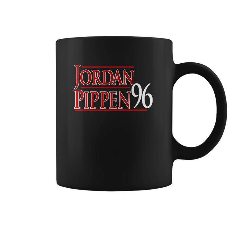 Black Chicago Mj Jordan Pippen 1996 Hooded Coffee Mug