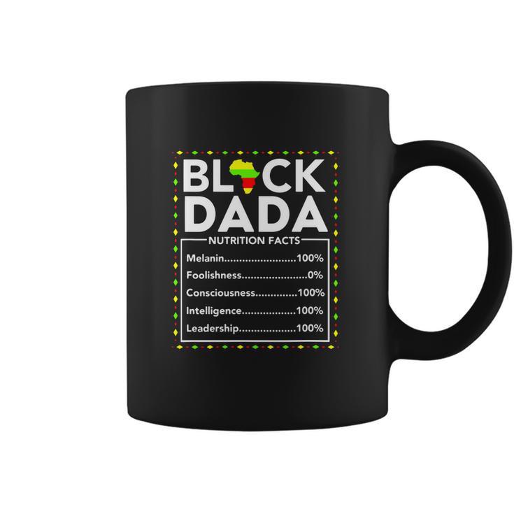 Black Dada Nutritional Facts King Dad Juneteenth 1865 Coffee Mug