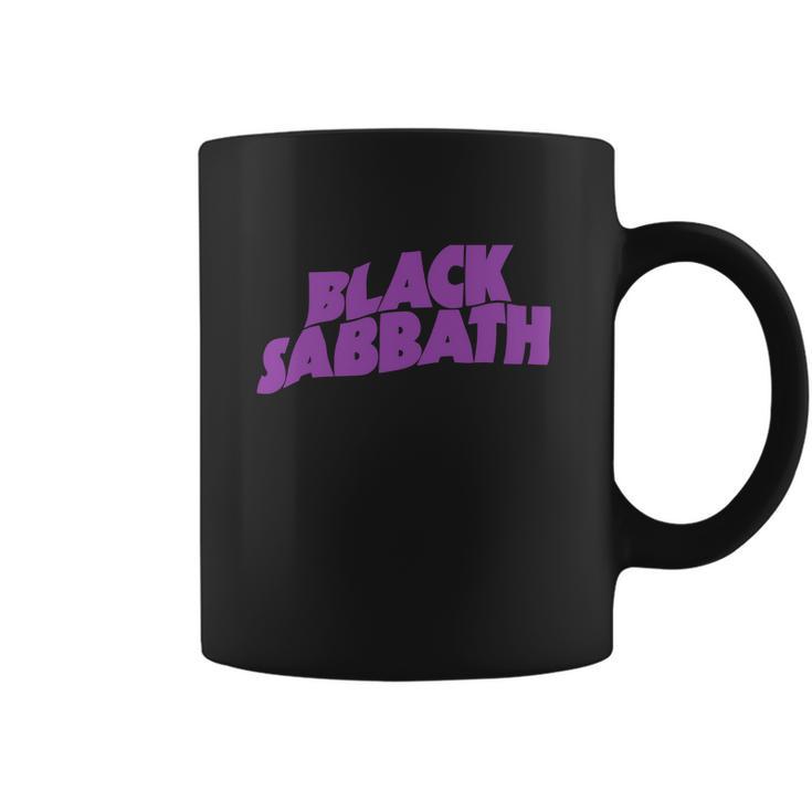 Black Sabbath Purple Word Art Coffee Mug