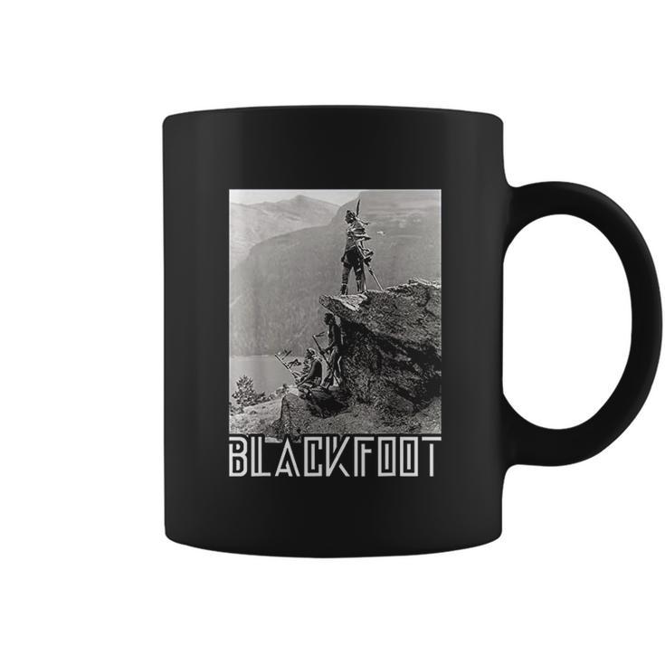 Blackfoot Native American Indians At Glacier National Park Coffee Mug