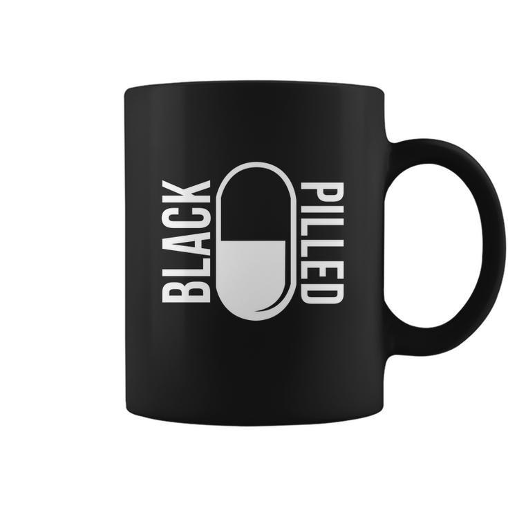 Blackpilledcom White Logo Coffee Mug