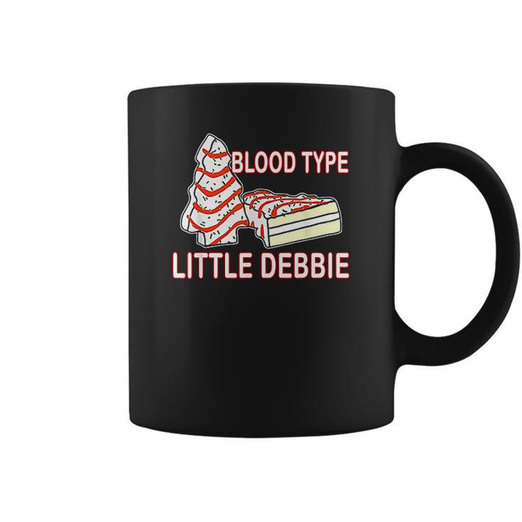 Blood Type Little Debbie Christmas Cake Coffee Mug