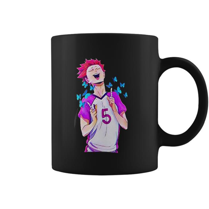 Blue Butterfly Haikyuu Coffee Mug