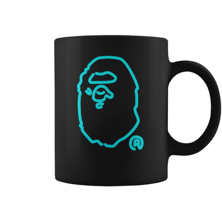 Blue Neon Bape Coffee Mug