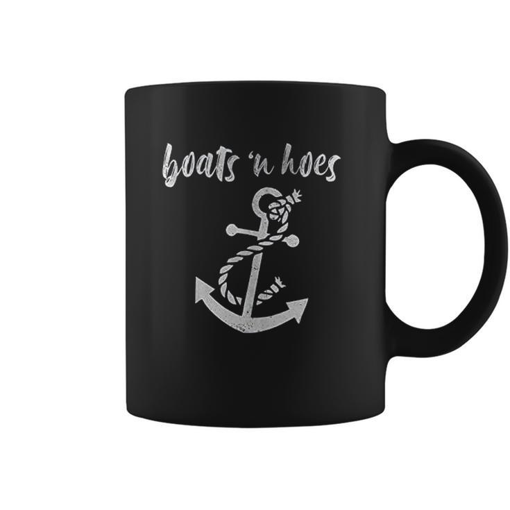 Boats N Hoes Funny Nautical Comedy Lake Ocean Coffee Mug