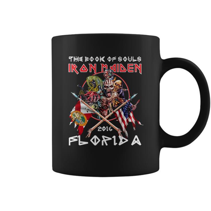 The Book Of Souls Iron Maiden 2016 Florida T Shirt Long Sleeve Hoodie Sweatshirt Coffee Mug