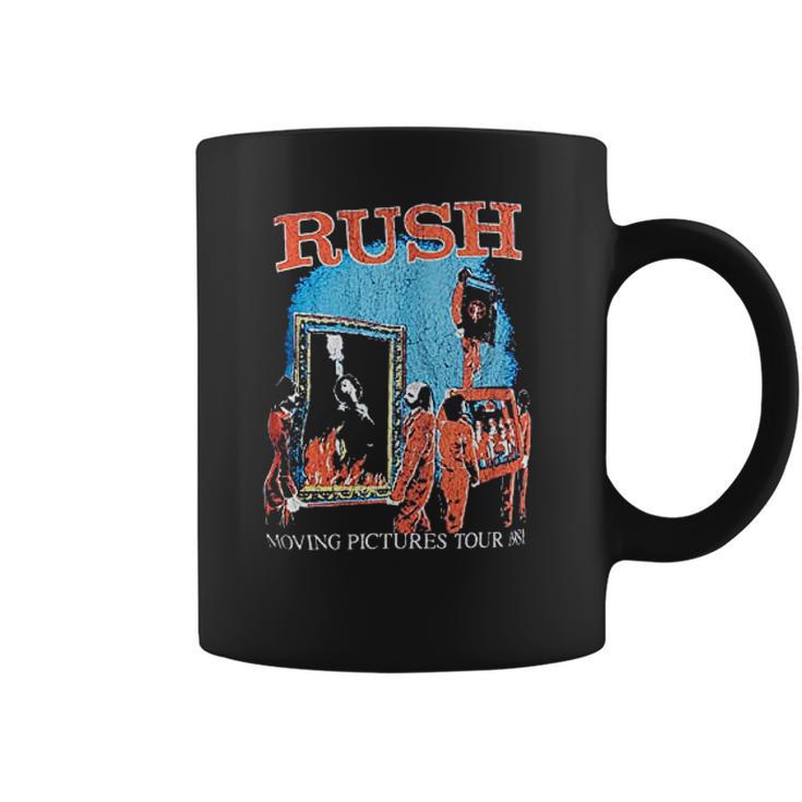 Bravado Rush Moving Pictures 1981 Coffee Mug