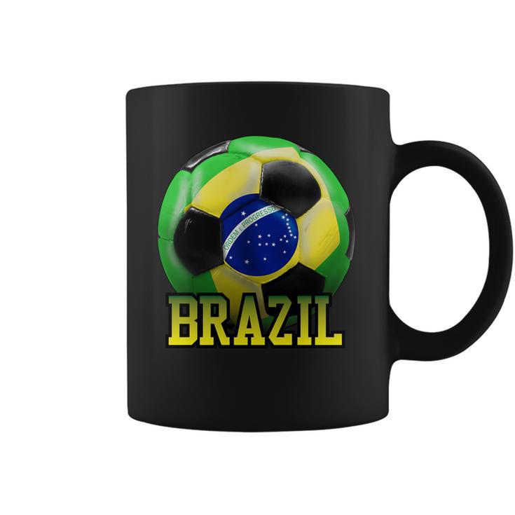 Brazil Soccer Logo Coffee Mug