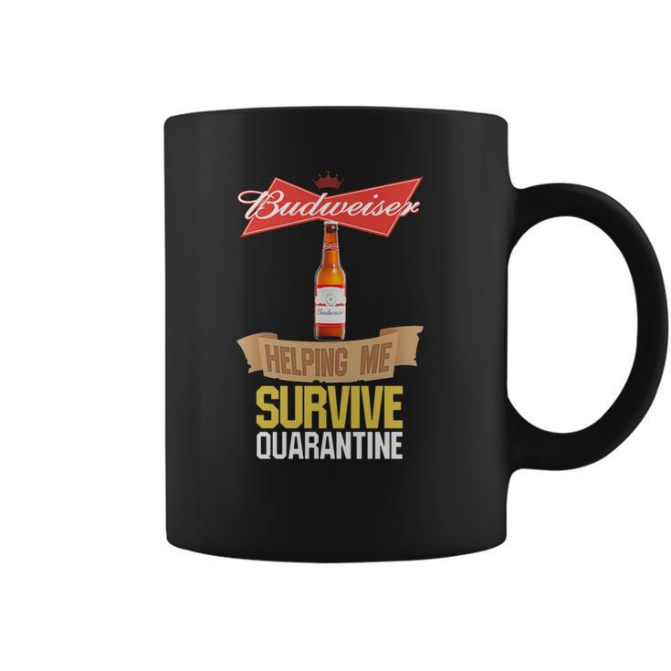 Budweiser Helping Me Survive Quarantine Coffee Mug