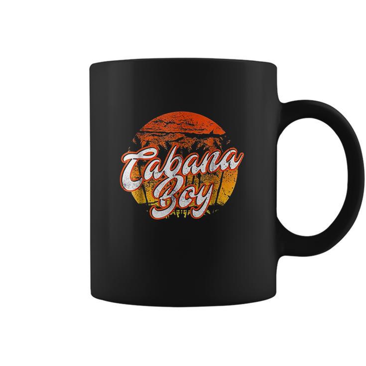 Cabana Boy Retro Classic Pool Boy Palm Beach Coffee Mug