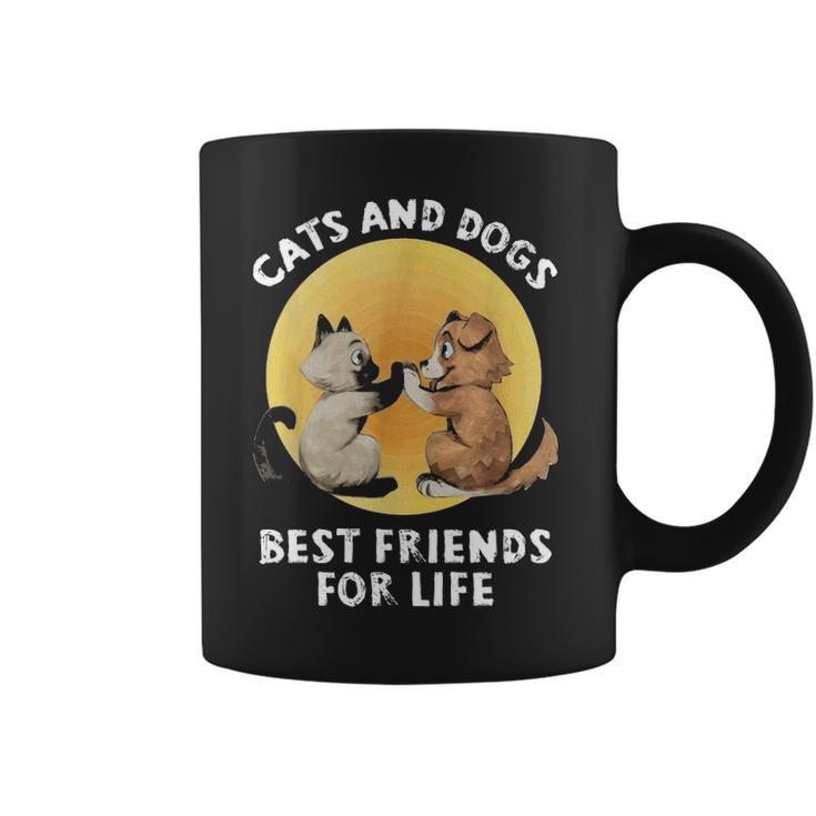 Cats And Dogs Best Friend For Life Coffee Mug