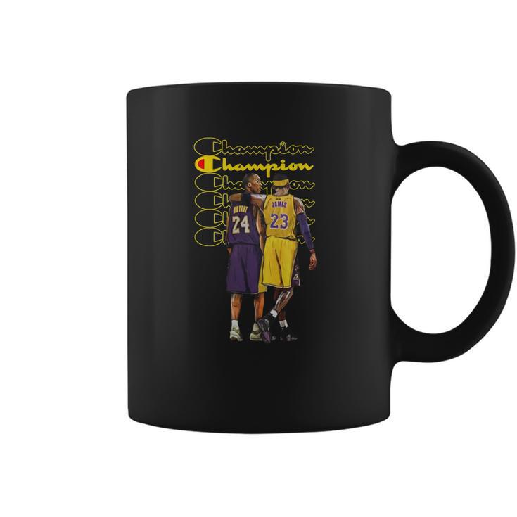 Champion Kobe Bryant And Lebron James Coffee Mug