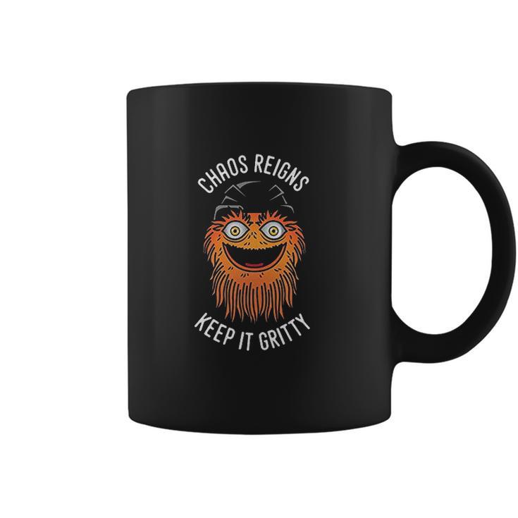 Chaos Gritty Reigns Keep It Gritty Mascot Coffee Mug