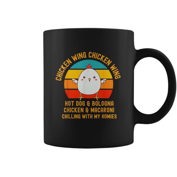 Chicken Wing Chicken Wing Song Lyric Hot Dog Bologna Retro Vintage Coffee Mug