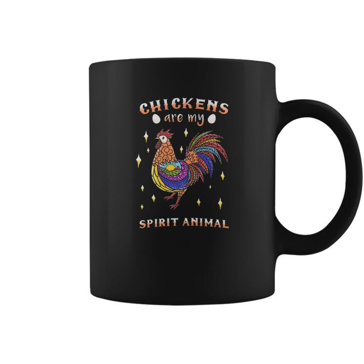 Chickens Are My Spirit Animal Farm Love Egg Coffee Mug