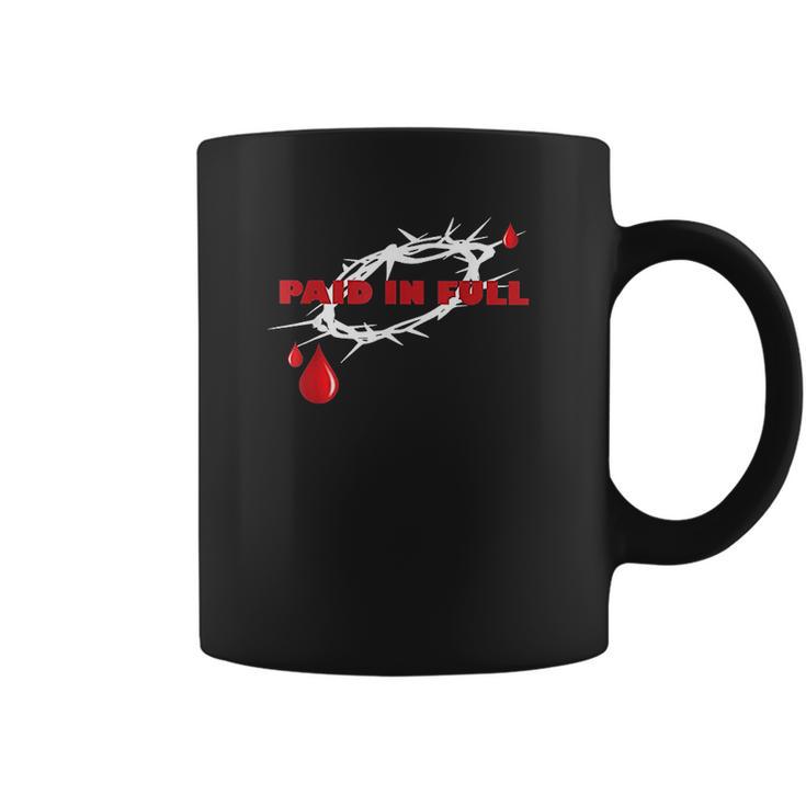 Christian Apparel Paid In Full Coffee Mug