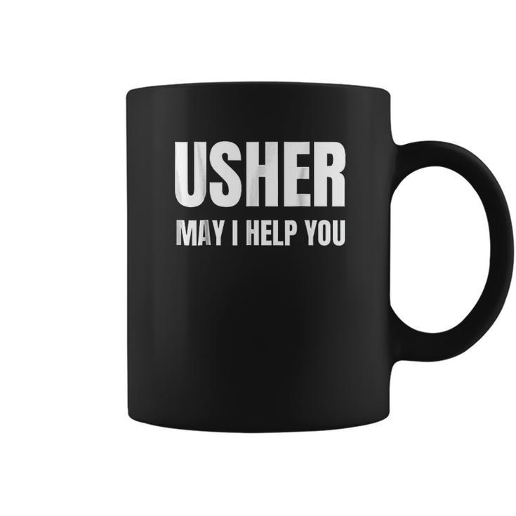 Christian Usher Church Gift Coffee Mug