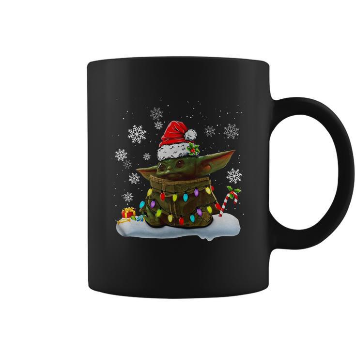 Christmas Santa Baby Yoda Coffee Mug