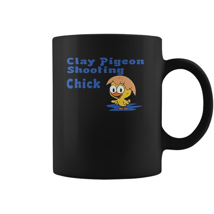 Clay Pigeon Shooting Chick Coffee Mug