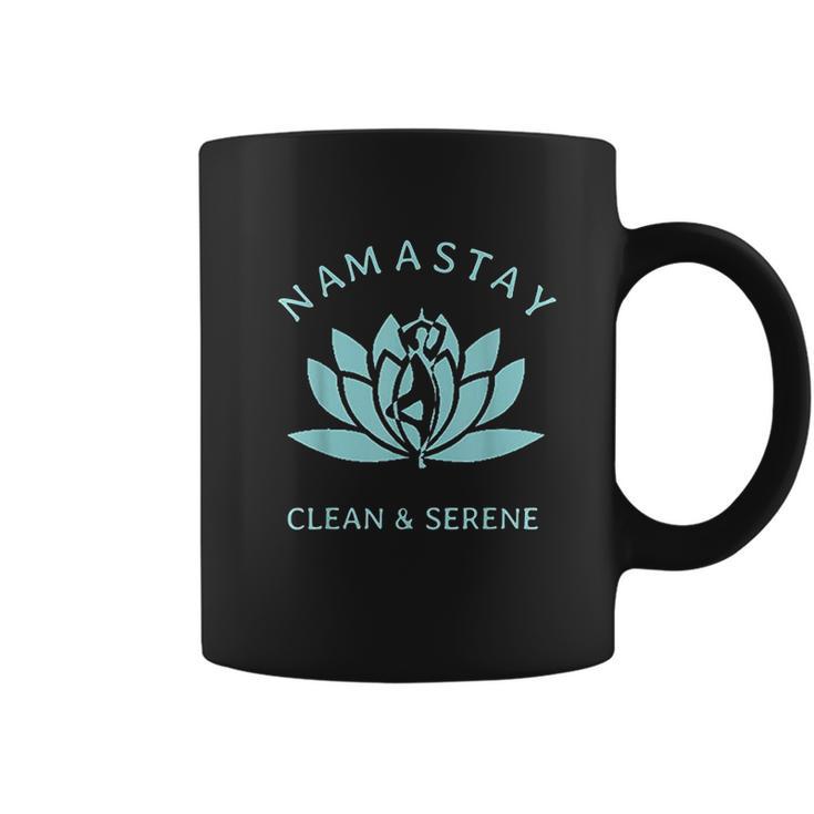 Clean And Serene Yoga Narcotics Anonymous Coffee Mug