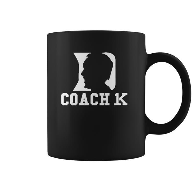 Coach K Face 1000 Wins Coffee Mug