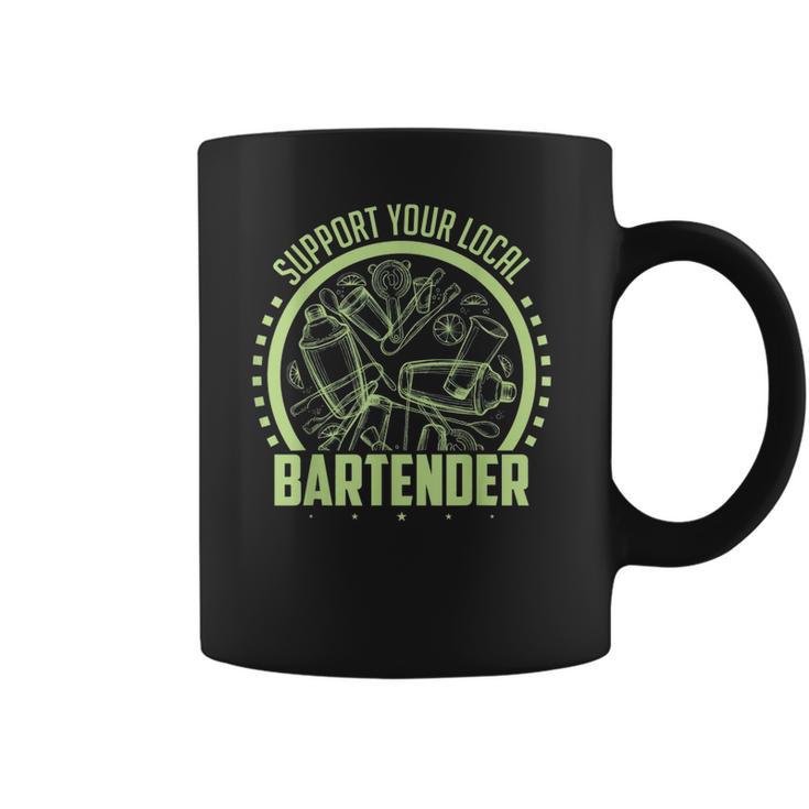 Cocktail Mixologist Support Your Local Bartender Coffee Mug