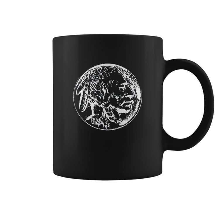 Coin Collector Showing A Buffalo Nickel Coffee Mug