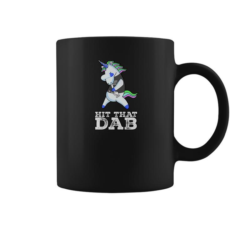 Cool Dabbing Unicorn Bong 4 Jesus Coffee Mug