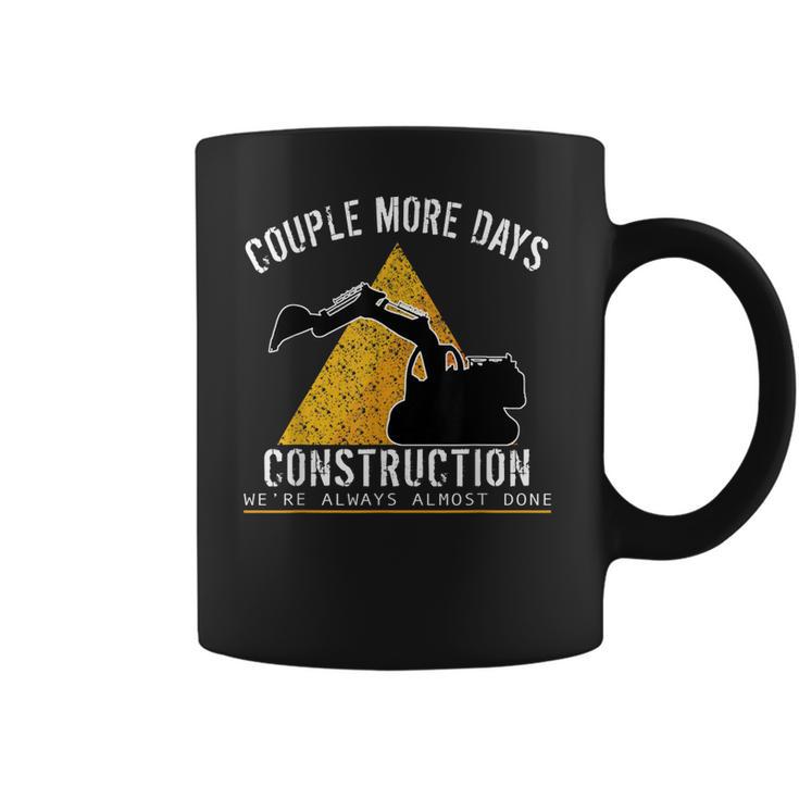 Couple More Days Construction We’Re Always Almost Done  0 Coffee Mug