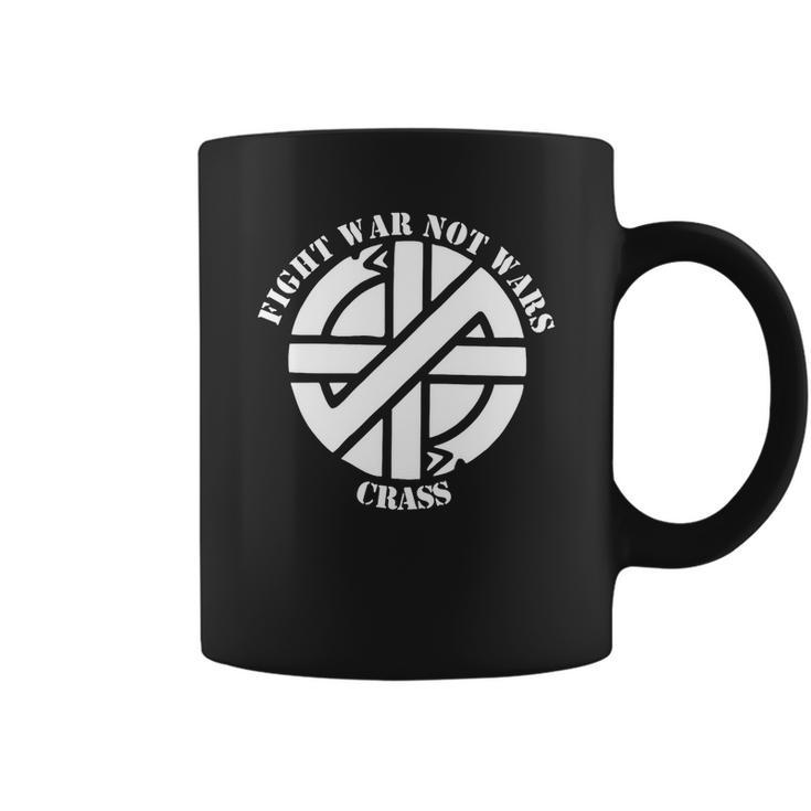 Crass Fight War Not Wars Anarcho Punk Rock  Womens  Hoodie Coffee Mug