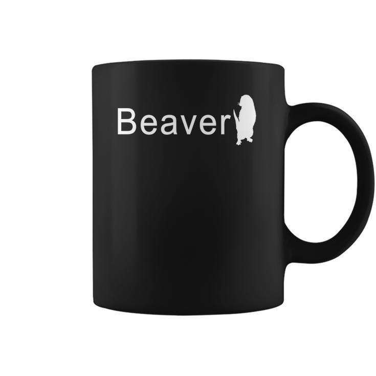 Cute Beaver Logo Coffee Mug