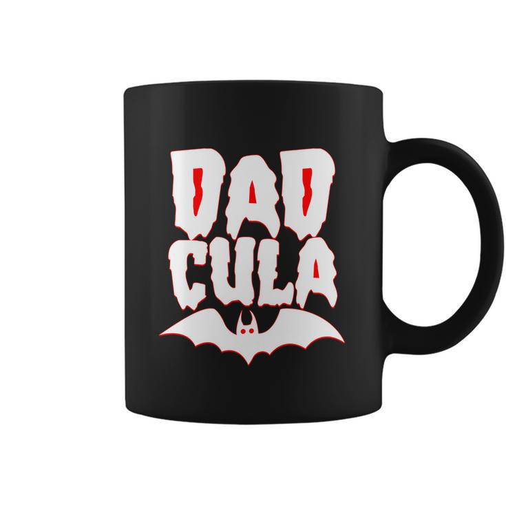 Cute Halloween Funny Halloween Day Dadcula Dracula Coffee Mug