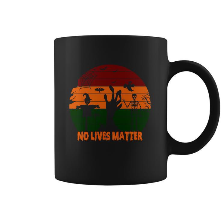 Cute Halloween Funny Halloween Day No Lives Matter Coffee Mug