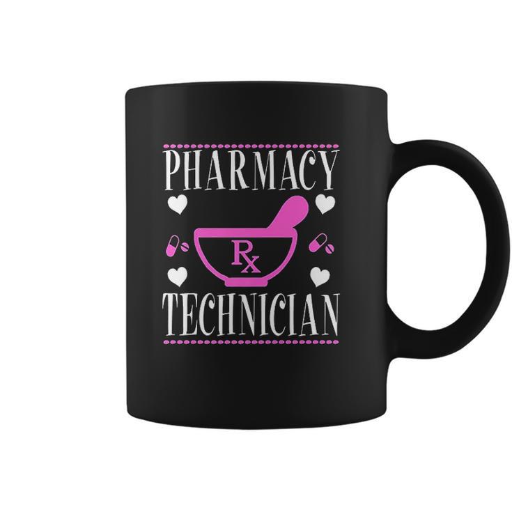 Cute Pharmacy Pharm Tech Technician Pill Mortar And Pestle Coffee Mug