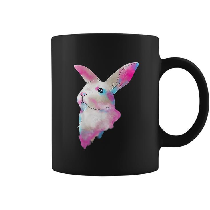 Cute Space Rainbow Gaussian Blur Rabbit Galactic Bunny Coffee Mug