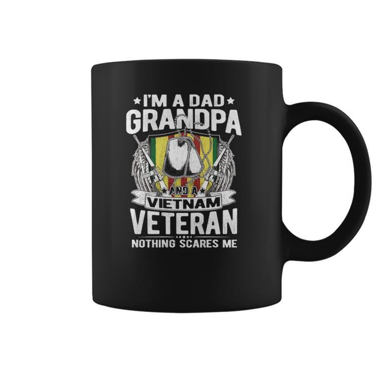 A Dad Grandpa And Vietnam Veteran Proud Retired Soldier Gift Coffee Mug