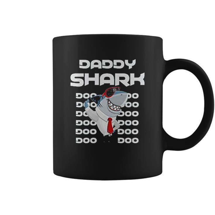 Daddy Shark Cool Dad Dad Birthday Gifts Coffee Mug