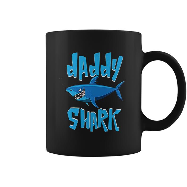 Daddy Shark Cute Papa Loves Sharks Coffee Mug