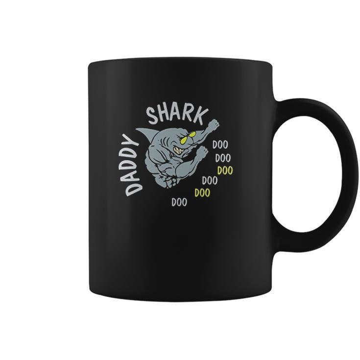 Daddy Shark Gymer Dad Birthday Gifts Coffee Mug