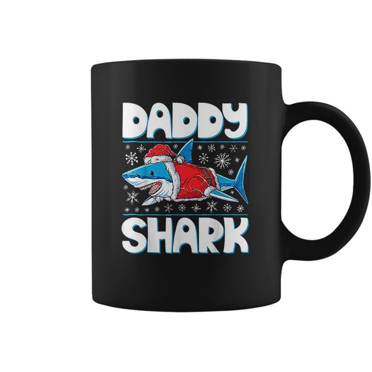 Daddy Shark Santa Christmas Family Matching Coffee Mug