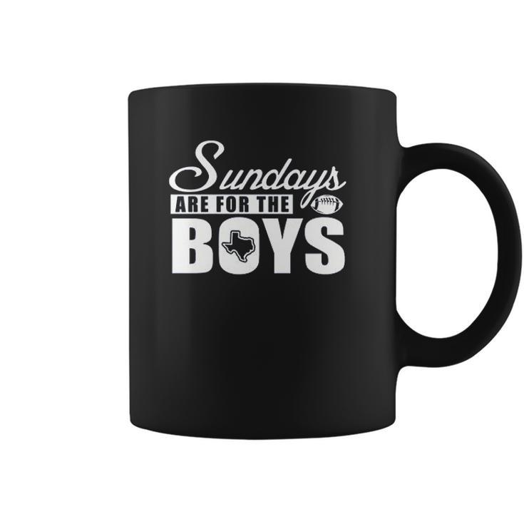 Dallas Football Fans Sundays Are For The Boys Football Gifts Coffee Mug